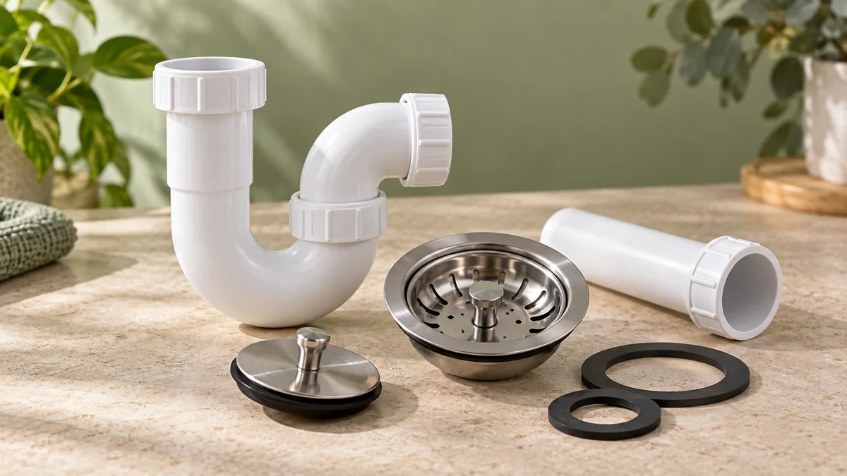 Bonde, siphon, raccords et joints d’évacuation