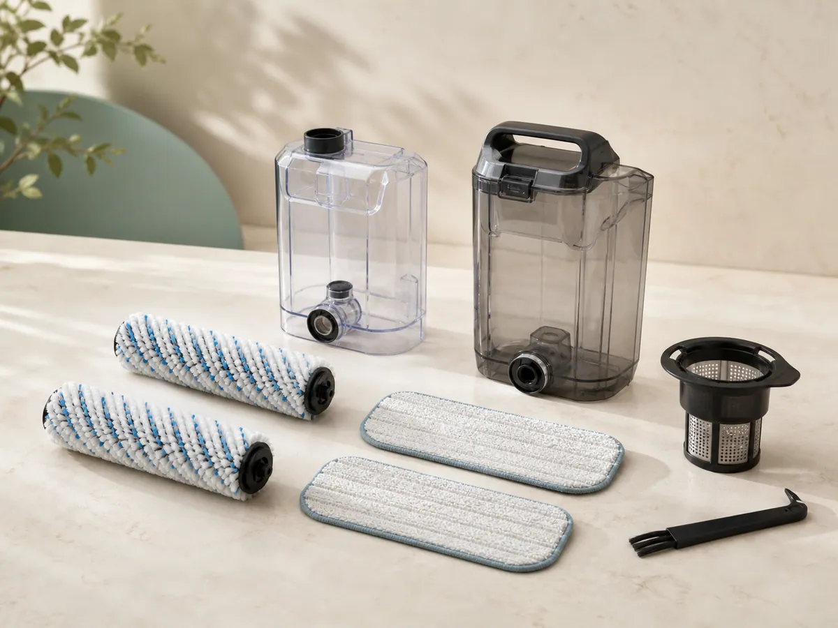Rouleaux, réservoirs, patins et filtre génériques d’aspirateur laveur représentant Chargeur pour Shark Detect Pro, référence XCBAT1000EU ; illustration de catégorie