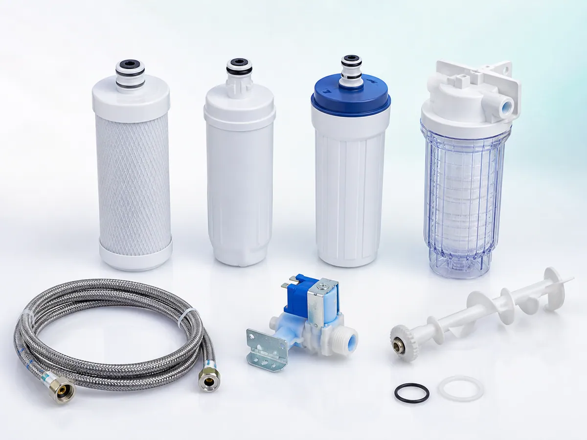 Filtres à eau, boîtier, électrovanne et tuyau génériques de réfrigérateur représentant Filtre à eau pour réfrigérateur LT1000P, référence LT1000P ; illustration de catégorie