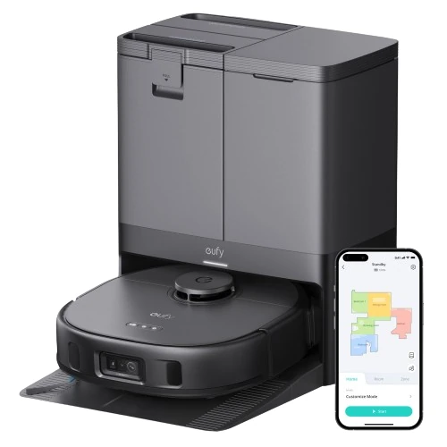 Photo officielle du robot Eufy X10 Pro Omni, version française