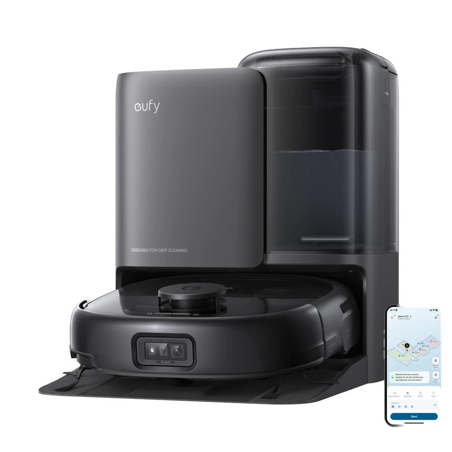 Photo officielle du robot Eufy Omni E25, version française