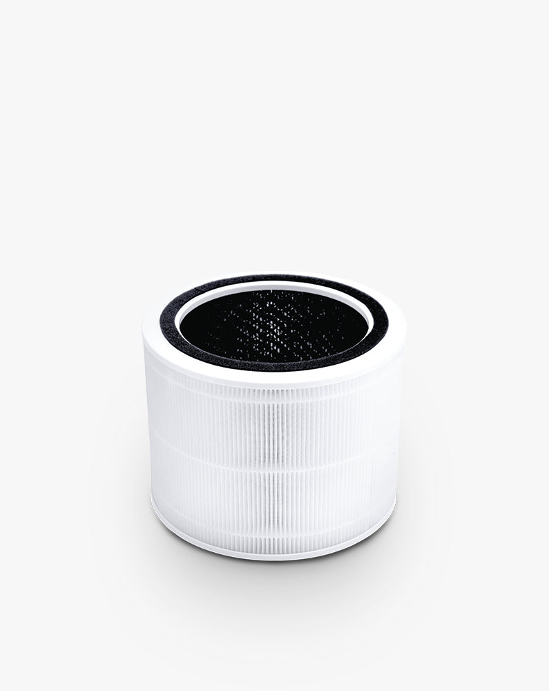Official Levoit UK product photograph of Core 200S replacement filter for the UK, exact reference HEACAFLVNUK0050