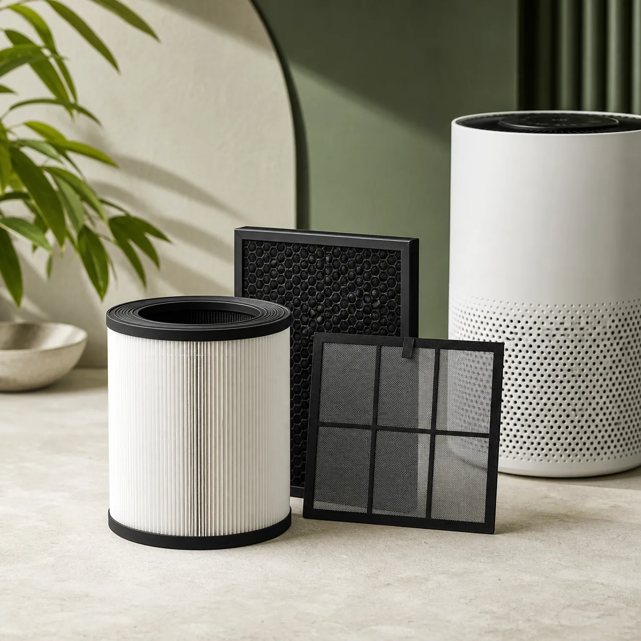Generic air-purifier filters representing Core 300-P toxin absorber replacement filter, reference Core 300-RF-TX; category illustration
