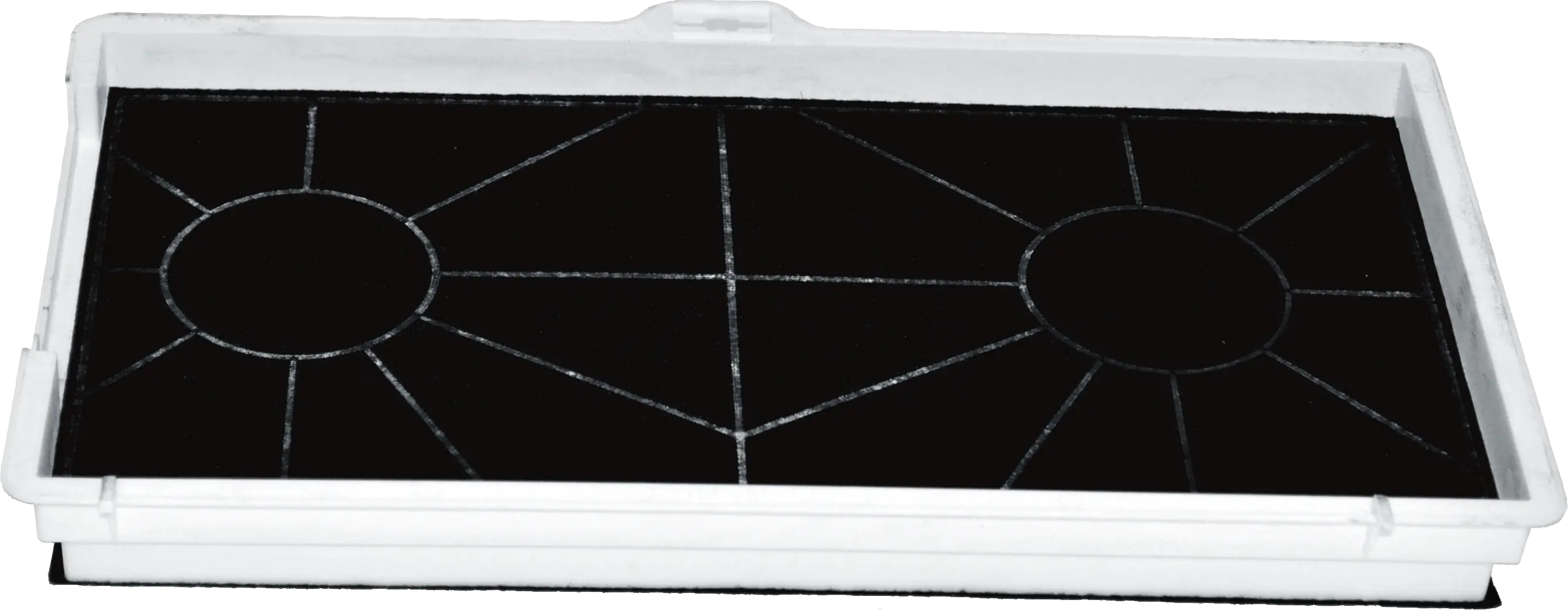 Filtre à charbon actif avec support pour hotte Bosch 00461422