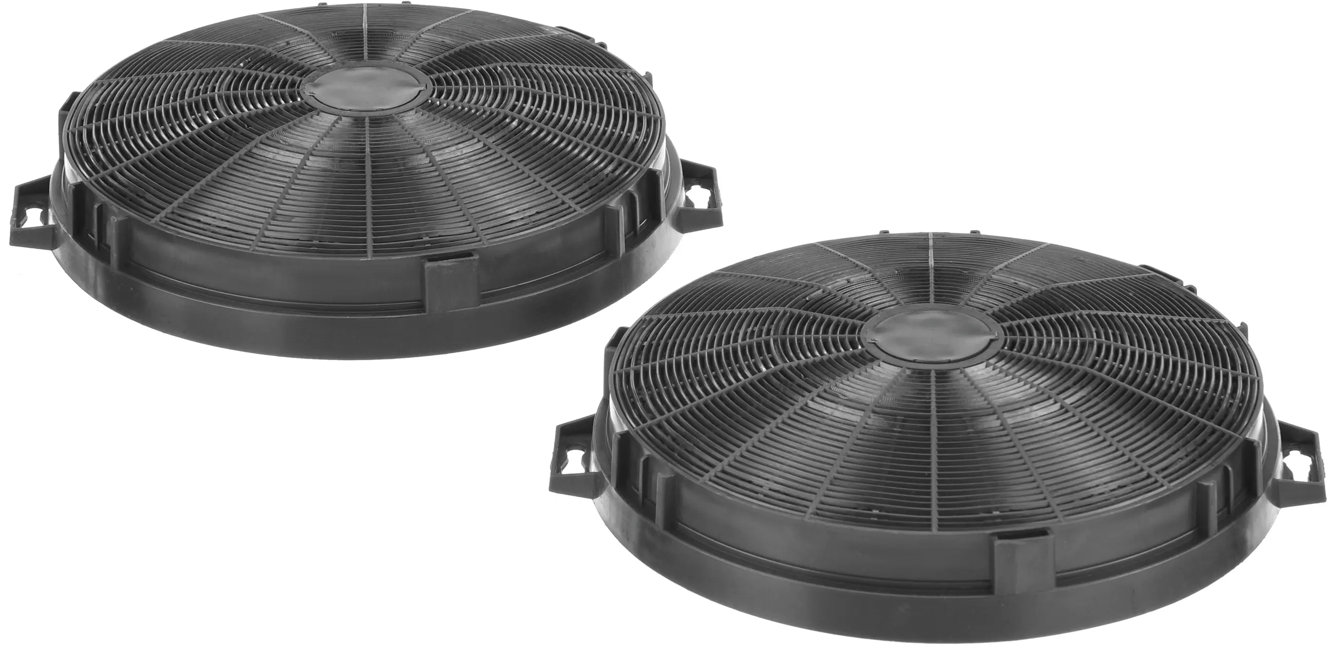 Jeu de deux filtres à charbon actif pour hotte Bosch 00644195