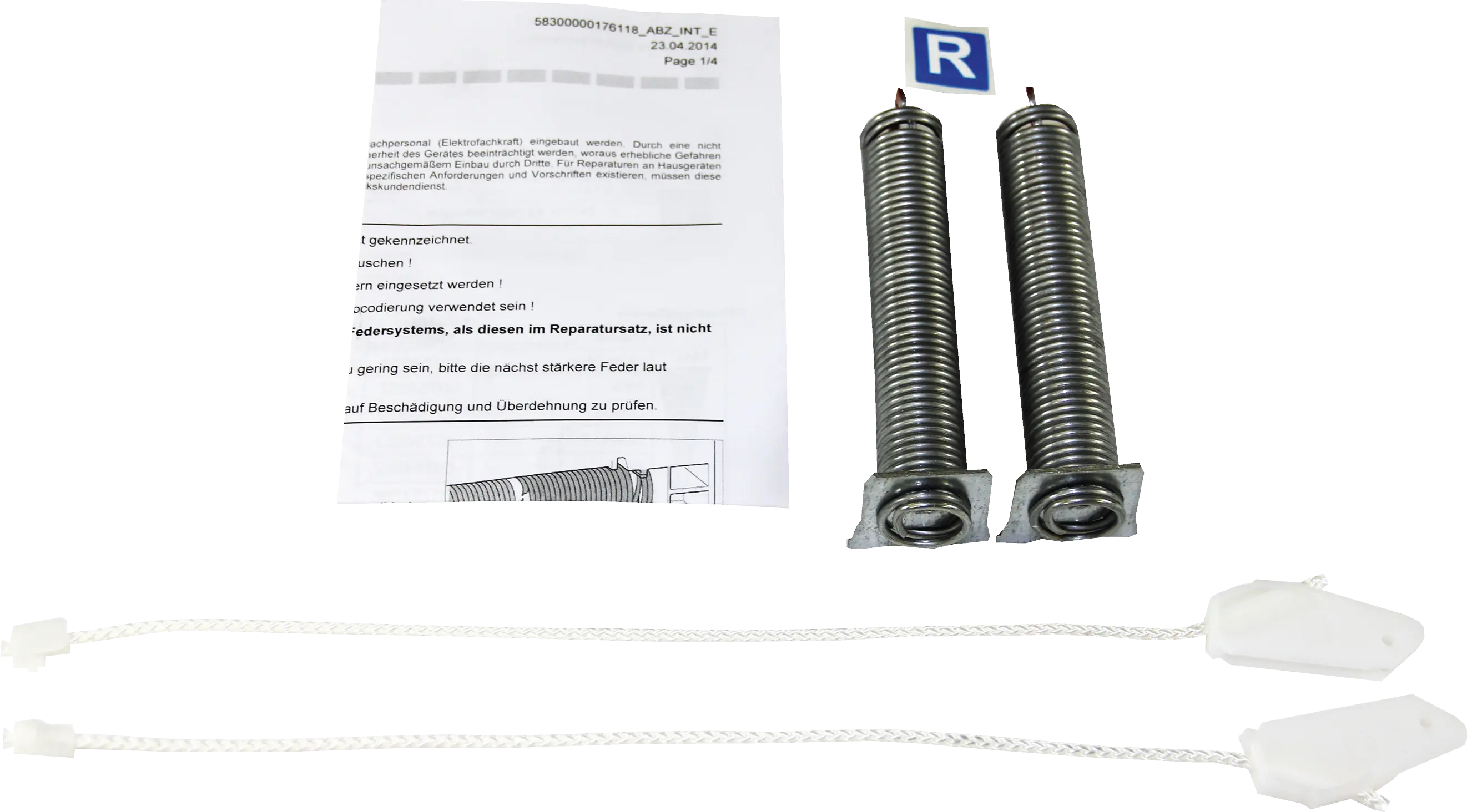 Kit de réparation - ressort Bosch 00754866
