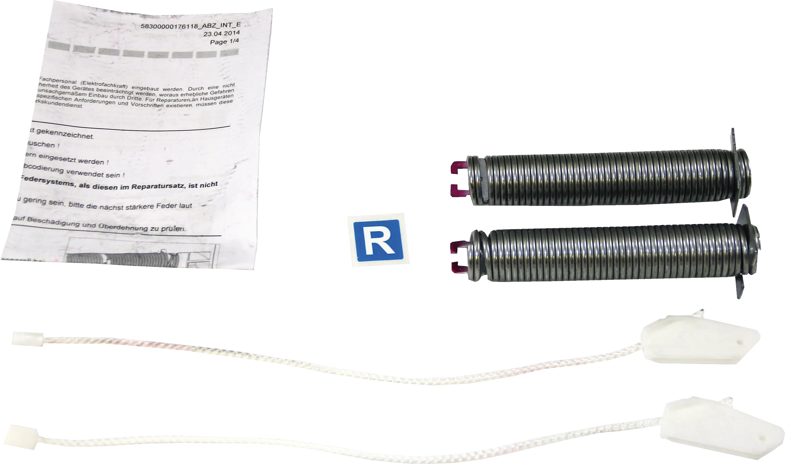 Kit de réparation - ressort Bosch 00754873